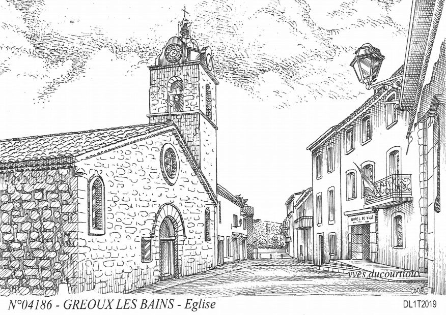 N 04186 - GREOUX LES BAINS - église